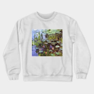 Sea Roses by Claude Monet Crewneck Sweatshirt